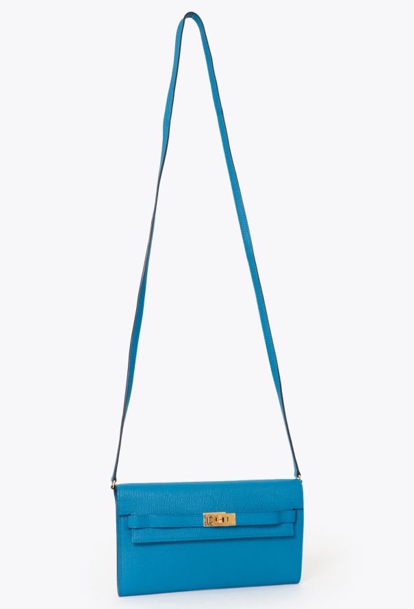 Hermès 2021 Bleu Frida Mysore Kelly To Go - 2