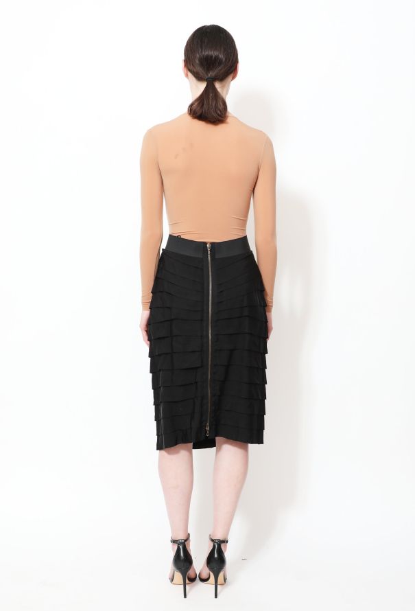 Lanvin F/W 2008 Tiered Pencil Skirt - 4