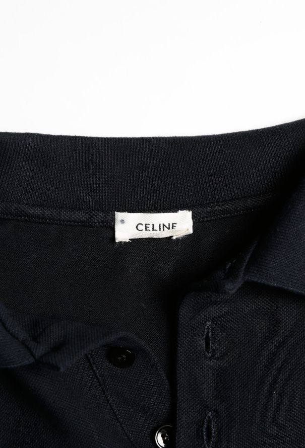 Céline 2021 Navy Piqué Triomphe Polo - 4