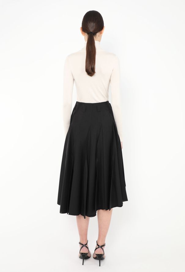 Prada F/W 2022 Pleated A-Line Skirt - 5