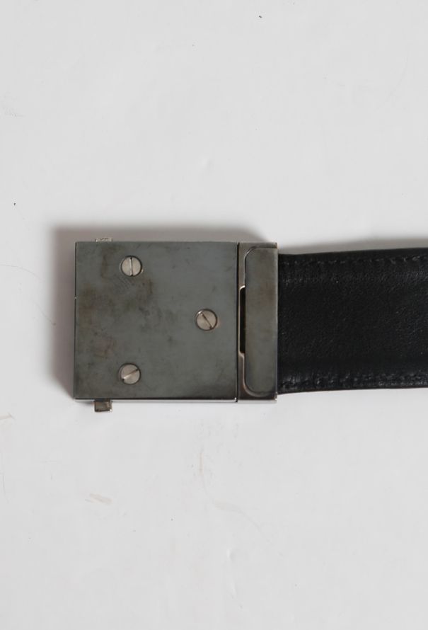 Chanel S/S 1996 'CC' Buckle Leather Belt - 8