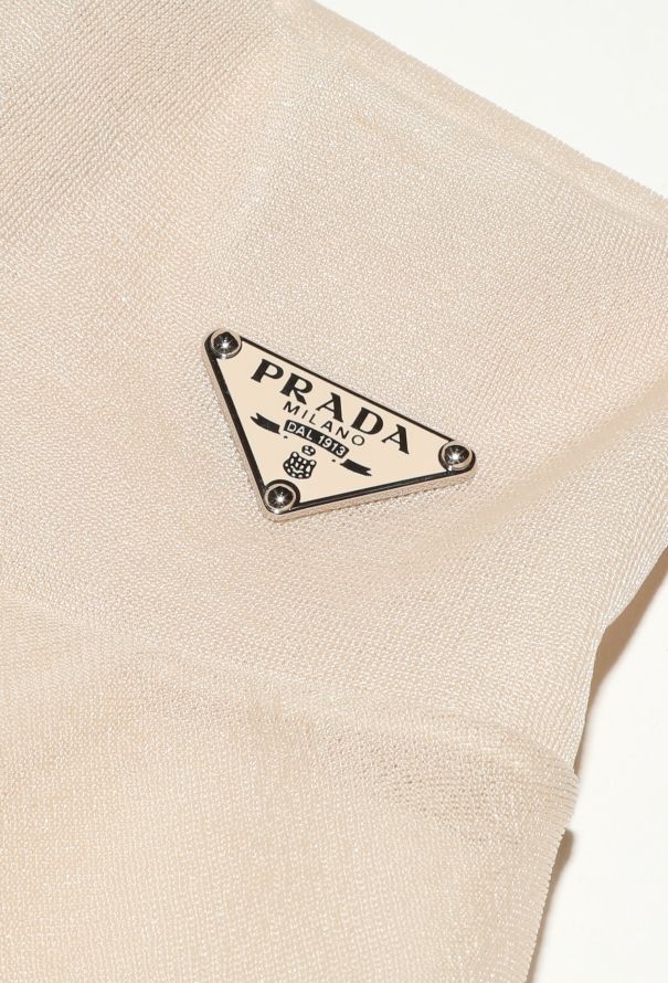 Prada 2023 Turtleneck Emblem Bodysuit - 6