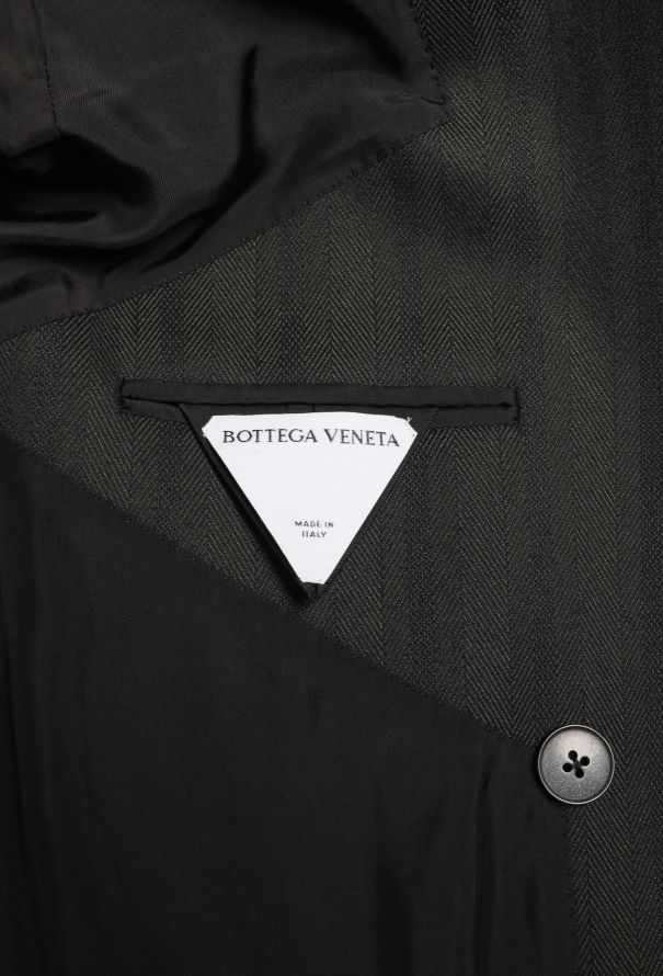 Bottega Veneta Pre-Fall 2021 Tailored Chevron Coat - 7