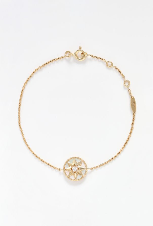 Dior 18k Yellow Gold Rose des Vents Bracelet - 1