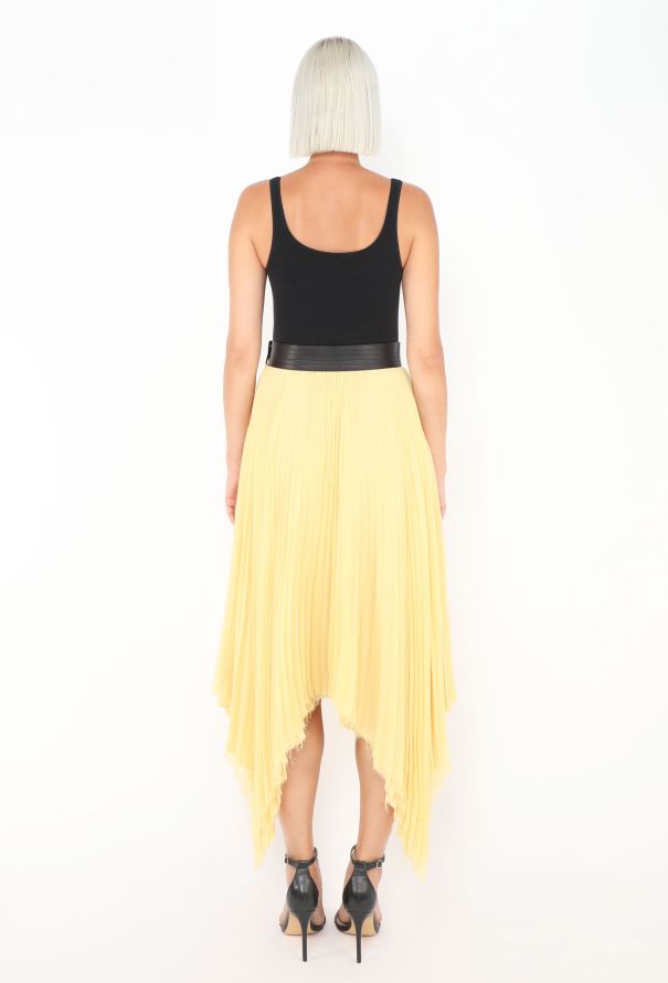 Loewe 2020 Georgette Asymmetric Skirt - 3