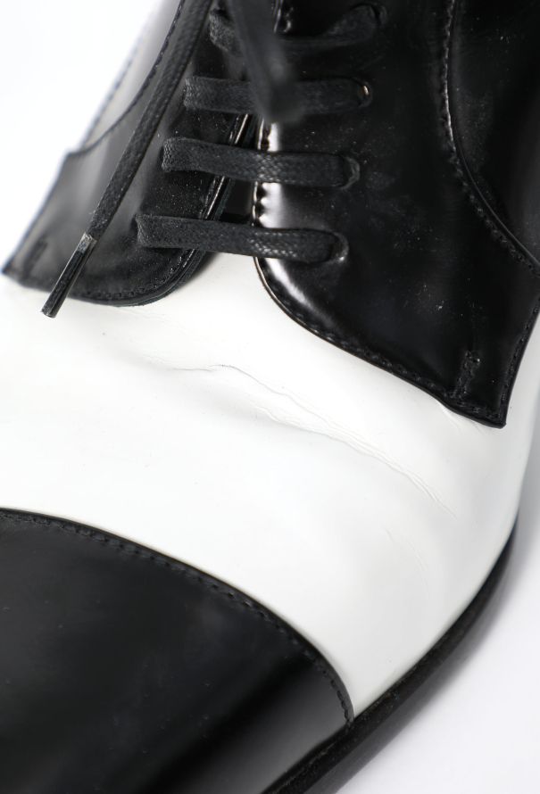 Prada 2018 Bicolor Leather Derbies - 6