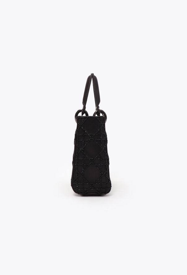 Dior '90s Mini Lady Dior  Satin Cannage Bag - 3