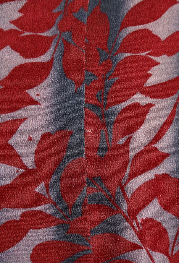 World Treasures Authentic Ombré Leaf Print Kimono - 6
