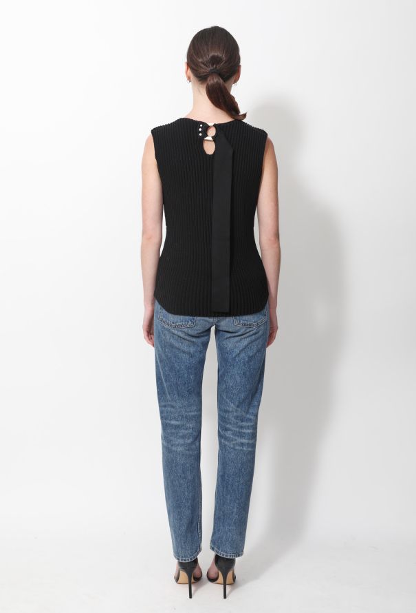 Céline Knit Fitted Top - 4
