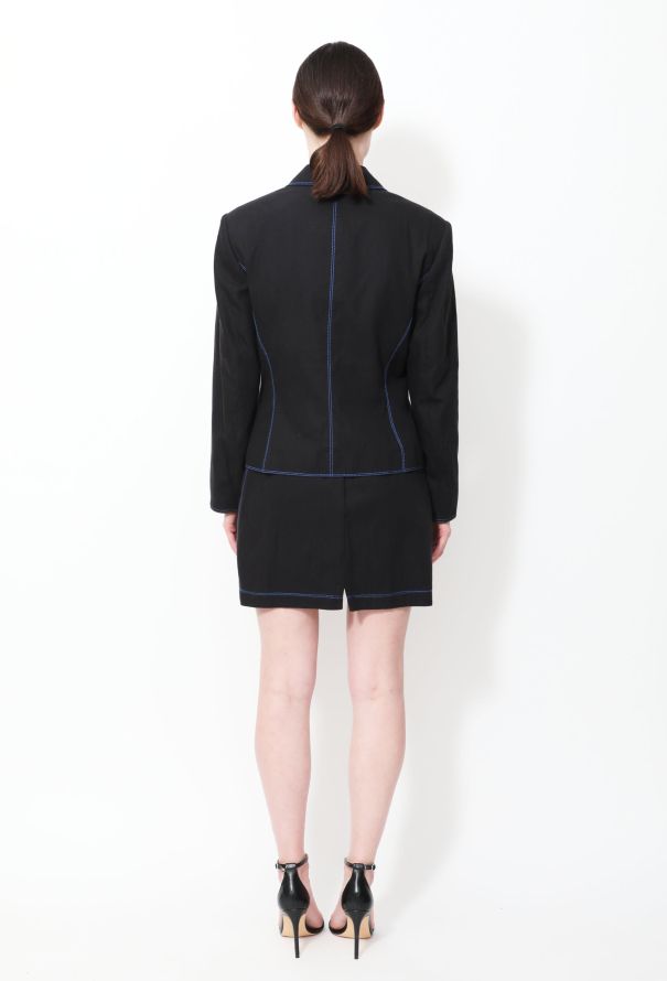 Gianni Versace Jeans Couture' Stitched Trim Dress Ensemble - 5
