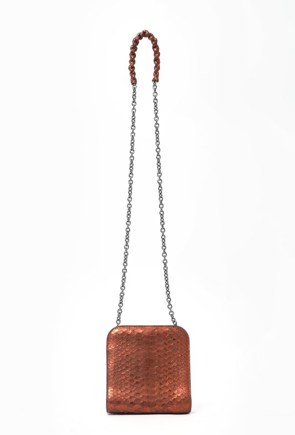 Tom Ford T Lock Mini Python Bag - 3