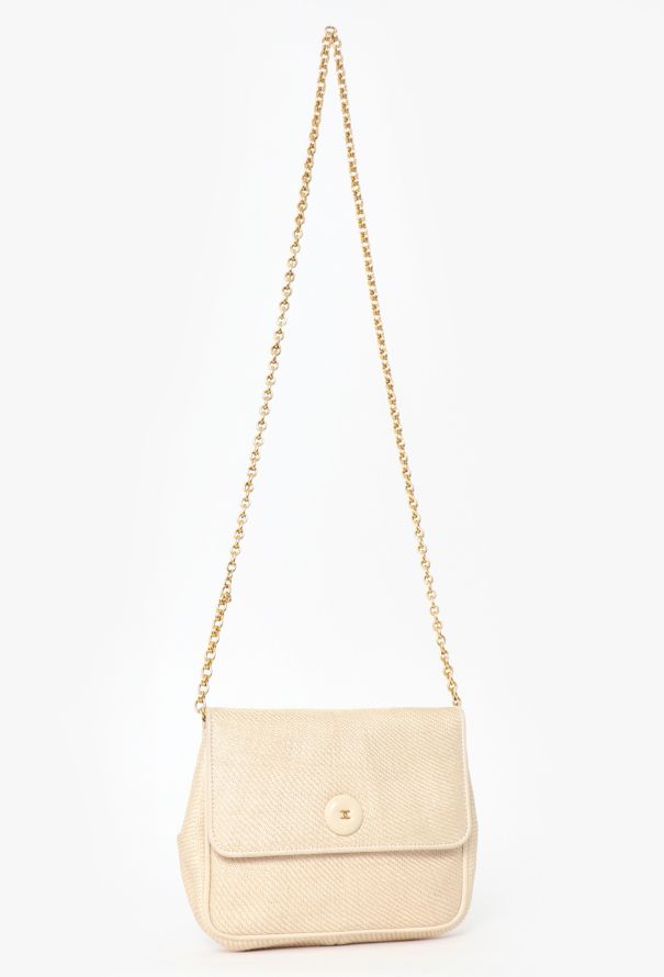Chanel '80s Raffia Mini Flap Bag - 2