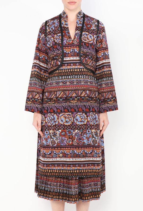 '70s Printed 3-Piece Skirt Ensemble - 4