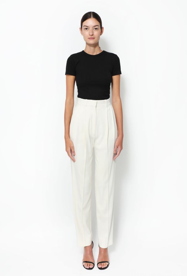 Céline 2012 Pleated Twill Trousers - 1