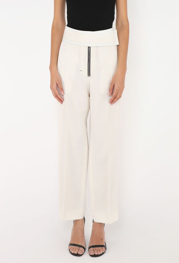 Céline S/S 2016 Silk Belted Trousers - 4