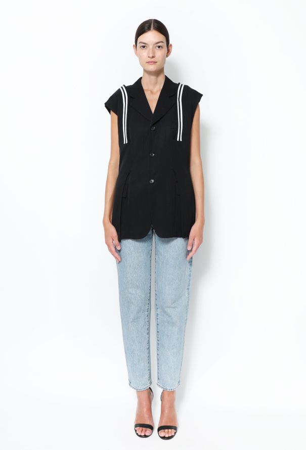 Comme des Garçons 1989 Layered Striped Vest - 3
