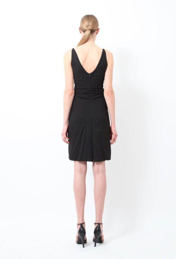 Prada Pleated Crepe Dress - 3