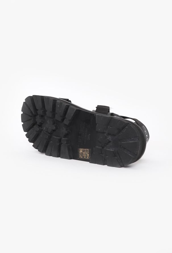 Céline 2022 Logo Platform Sandals - 5