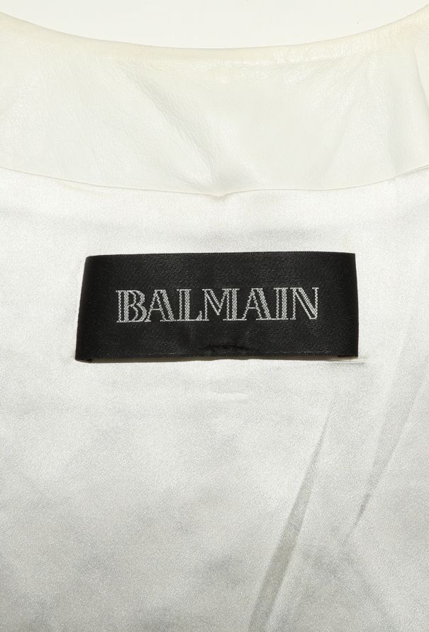 Balmain EXQUISITE F/W 2012 Adorned Leather Top - 9