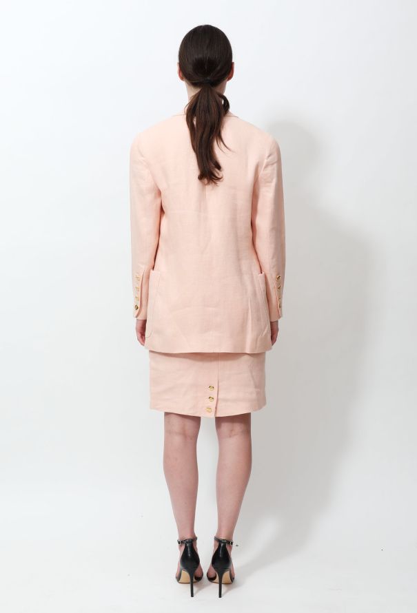 Chanel 80s Linen Ensemble - 5