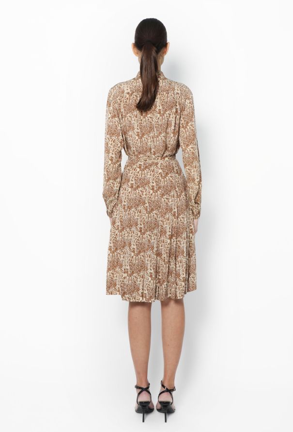 Guy Laroche '70s Belted Silk Ensemble - 6