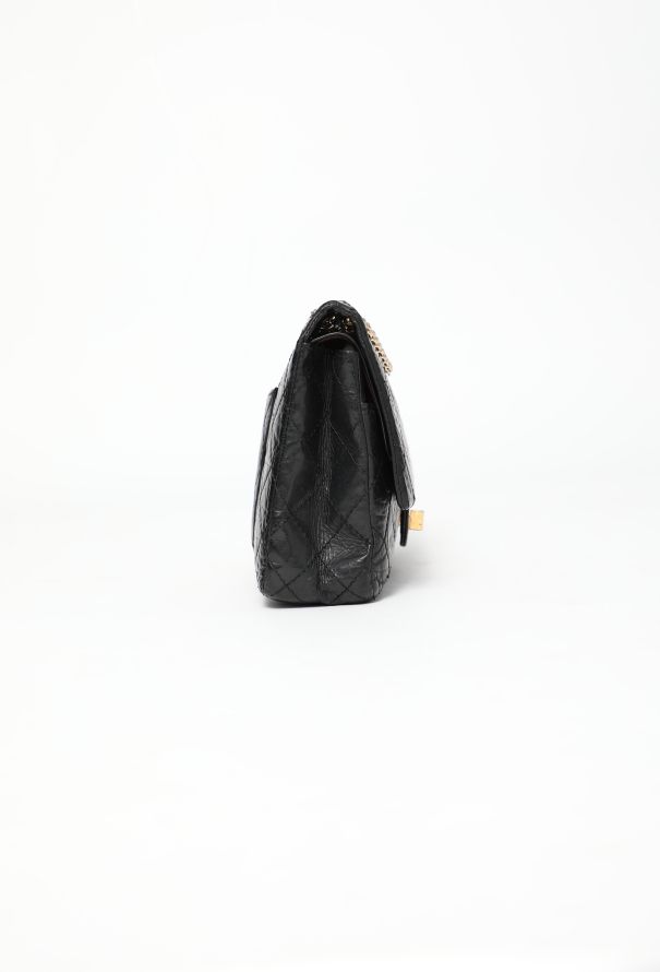 Chanel Black 2.55 Medium Flap Bag - 7