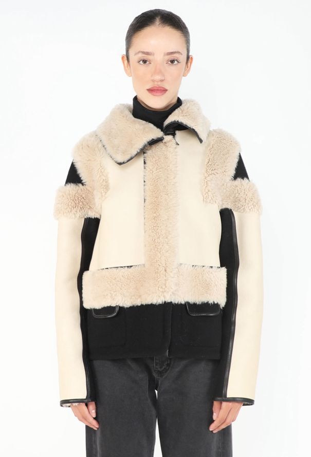 Chloé Reversible Lambskin Shearling Jacket - 1