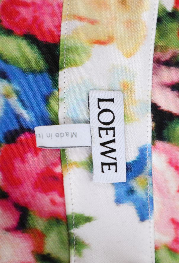Loewe F/W 2024 Floral Silk Blouse - 7