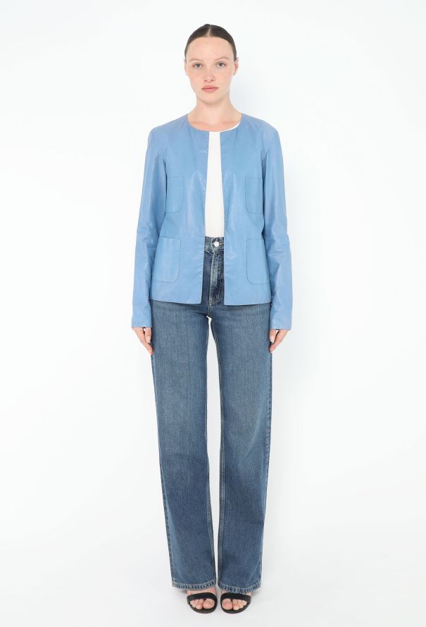 Chanel Resort 2015 Paris-Dubai Leather Lurex Jacket - 5