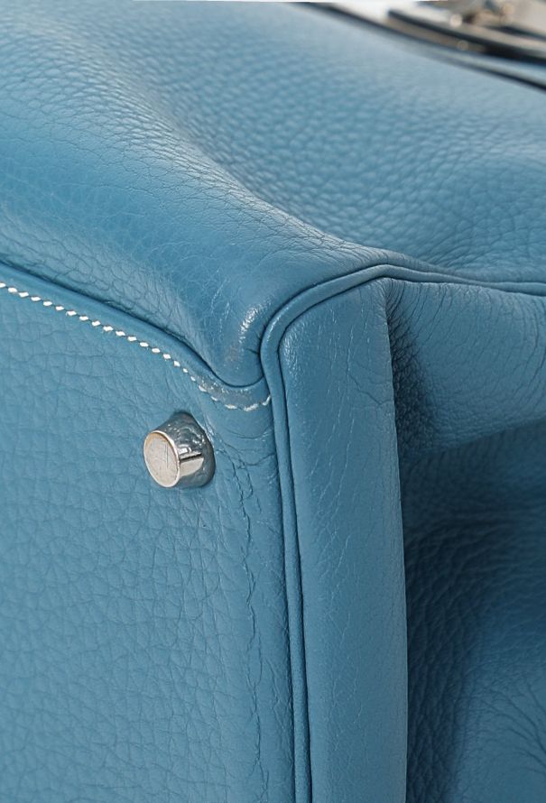 Hermès Bleu Jean Clemence Kelly Retourné 35 - 12