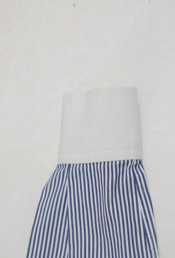 Céline Striped Cotton Dress Shirt - 4