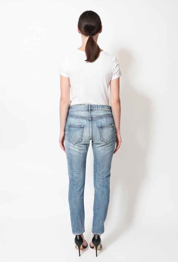Prada Tapered Stone-Washed Jeans - 3
