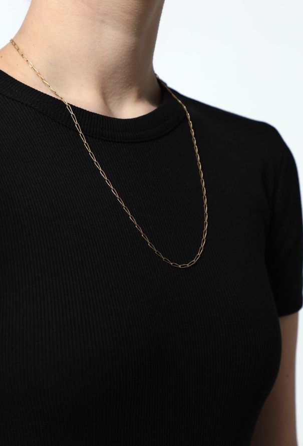 Vintage Fine Jewelry Fine 18k Yellow Gold Horse-Mesh Chain Necklace - 3