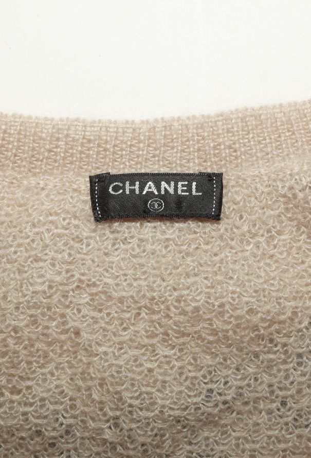 Chanel Embroidered Mohair Sweater - 4