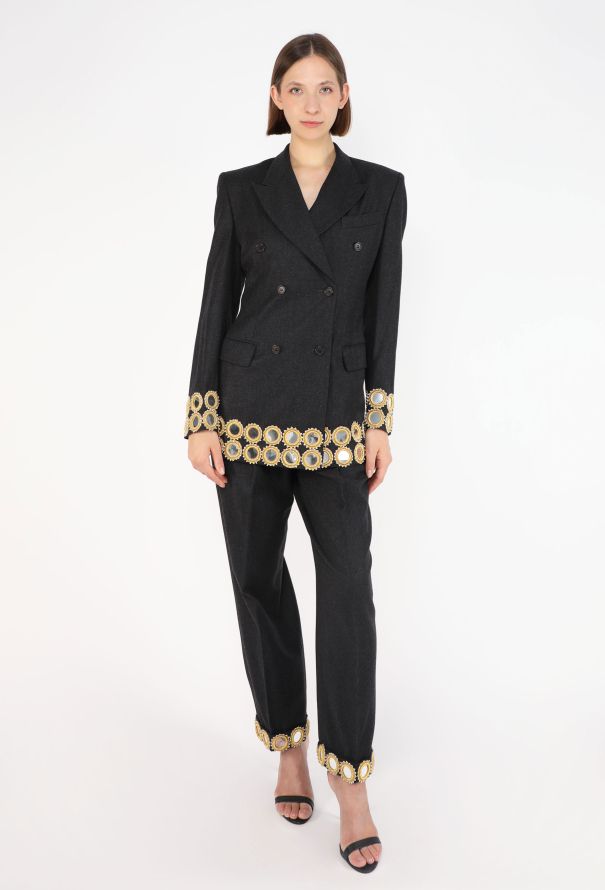 Dolce & Gabbana Mirror Embellished Ensemble, F/W 1992 - 4