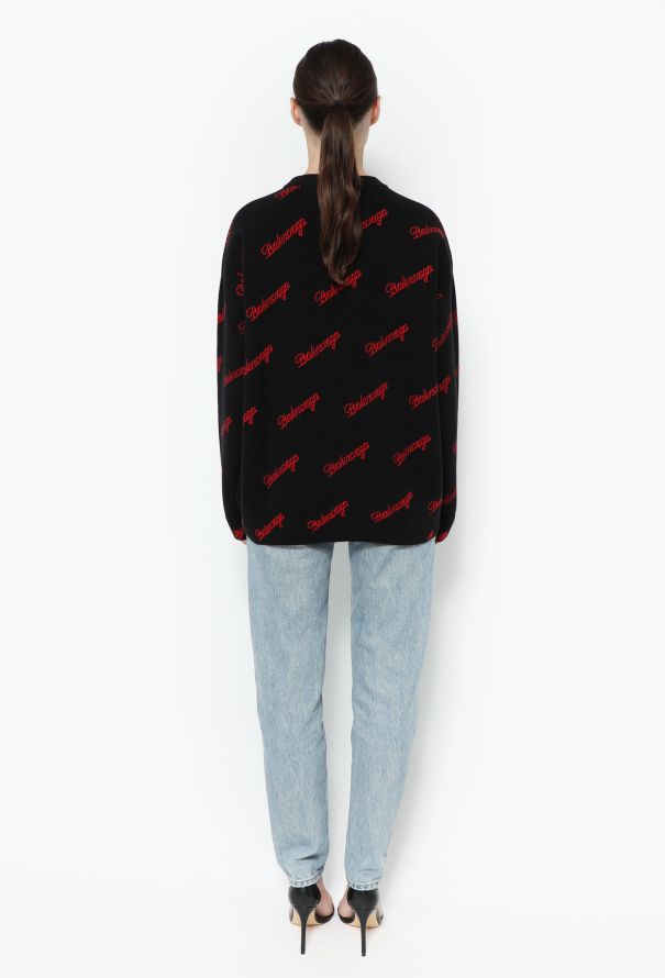Balenciaga 2021 Wool Logo Sweater - 3