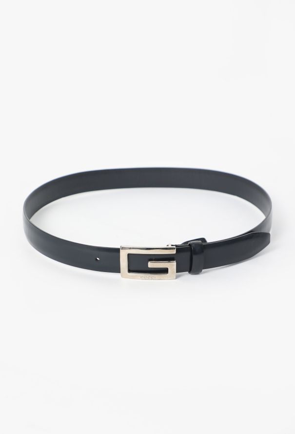 Gucci G Patent Leather Belt, F/W 1995 - 1