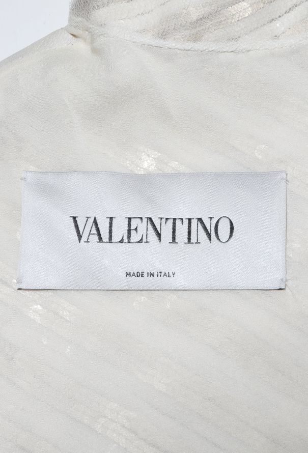 Valentino 2022 Sequin Appliqué Fluted Dress - 5