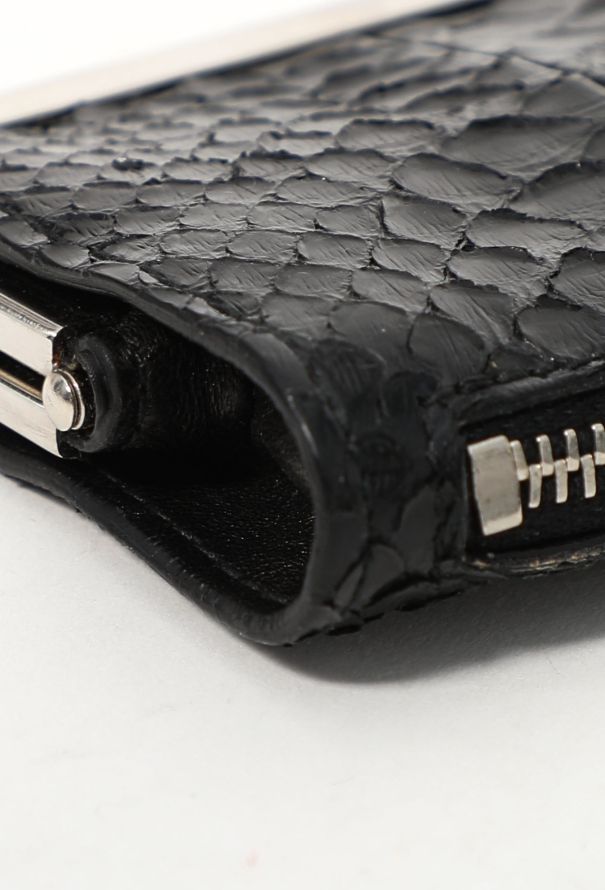 Miu Miu Black Python Long Wallet - 7