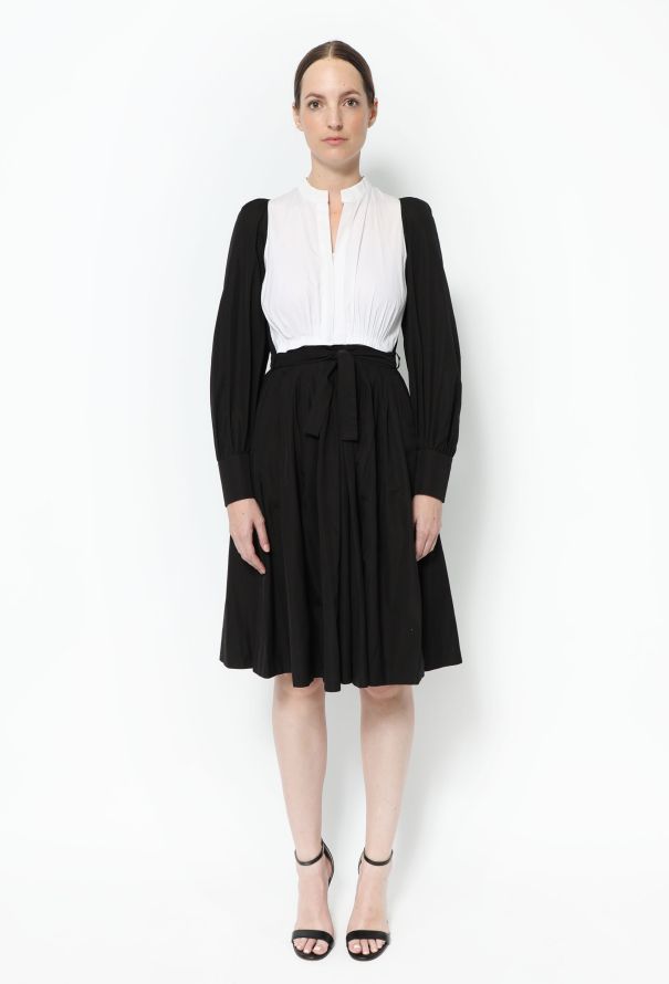 Saint Laurent S/S 2007 Buttoned Cotton Smock Dress - 1
