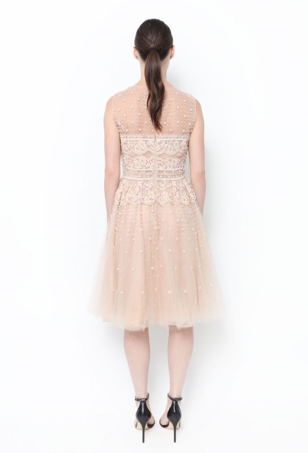 Valentino STUNNING Hand-Embroidered Lace Dress - 3