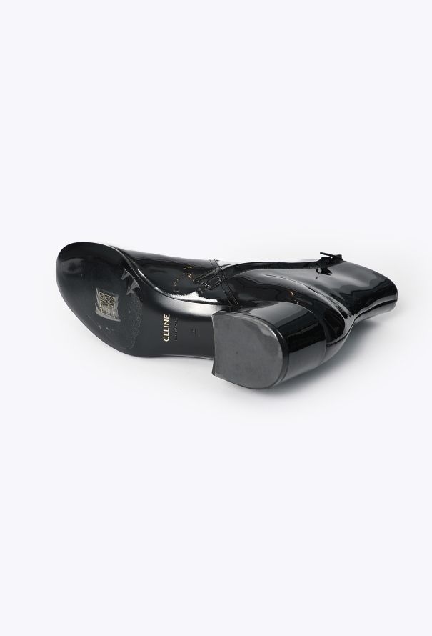 Céline 2024 Triomphe Patent Ankle Boots - 5
