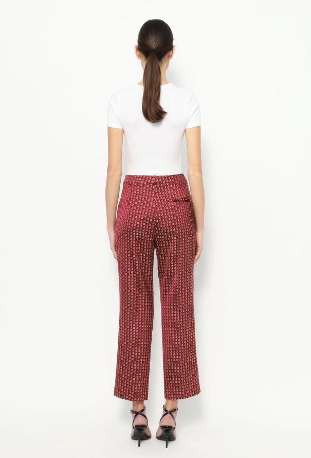 Etro Graphic Print Satin Red Ensemble - 6