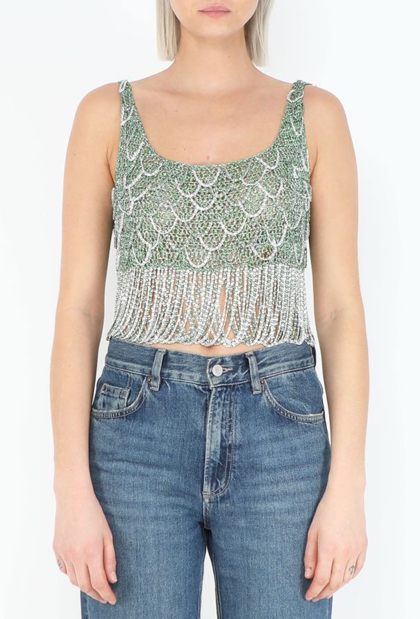 Azzaro ICONIC 1973 Iridescent Chainmail Top - 1