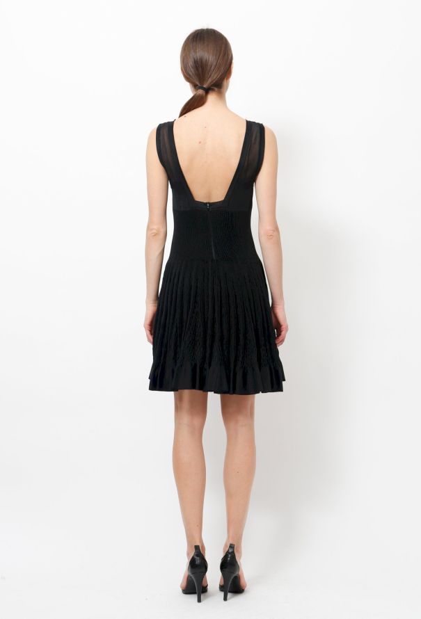 Alaïa Mesh Skater Dress - 4