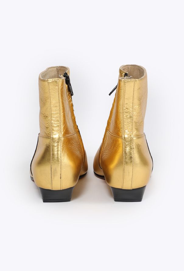 Khaite F/W 2023 Metallic Marfa Ankle Boots - 5