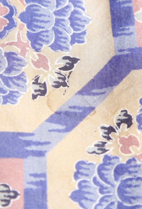 World Treasures Authentic Geometric Floral Kimono - 5