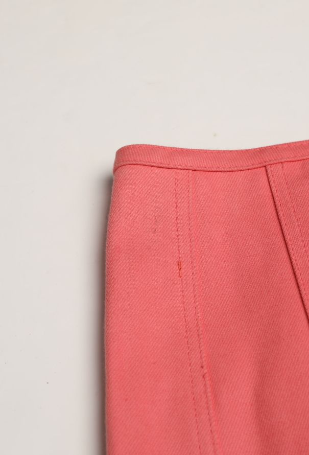 Jean Paul Gaultier 1989 Lace-up Denim Skirt - 8