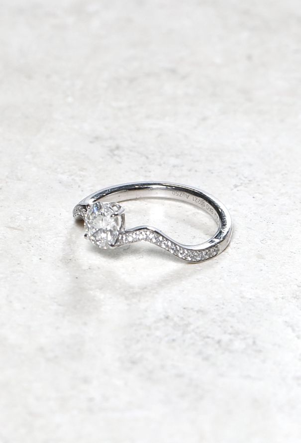 Mellerio 18k White Gold Diamond Ring – Mellerio-Cut Solitaire (2016) - 2