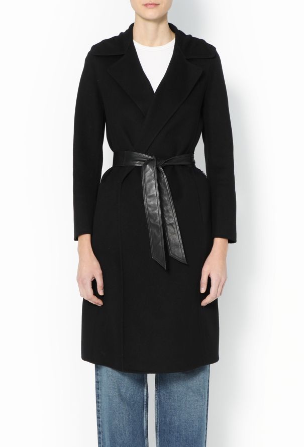 Saint Laurent 2017 Belted Wool Coat - 3